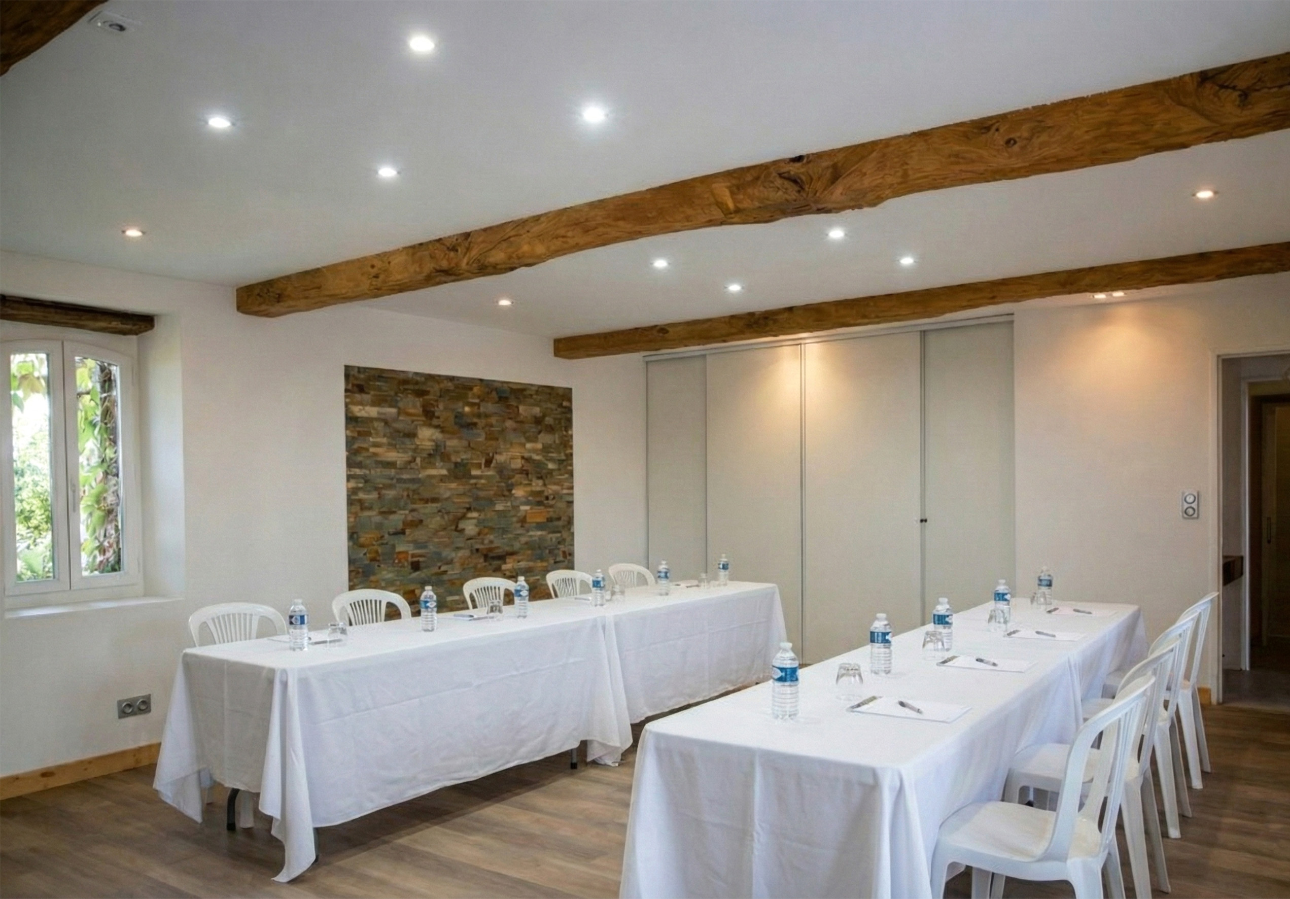 Configuration séminaire au Domaine de Flore