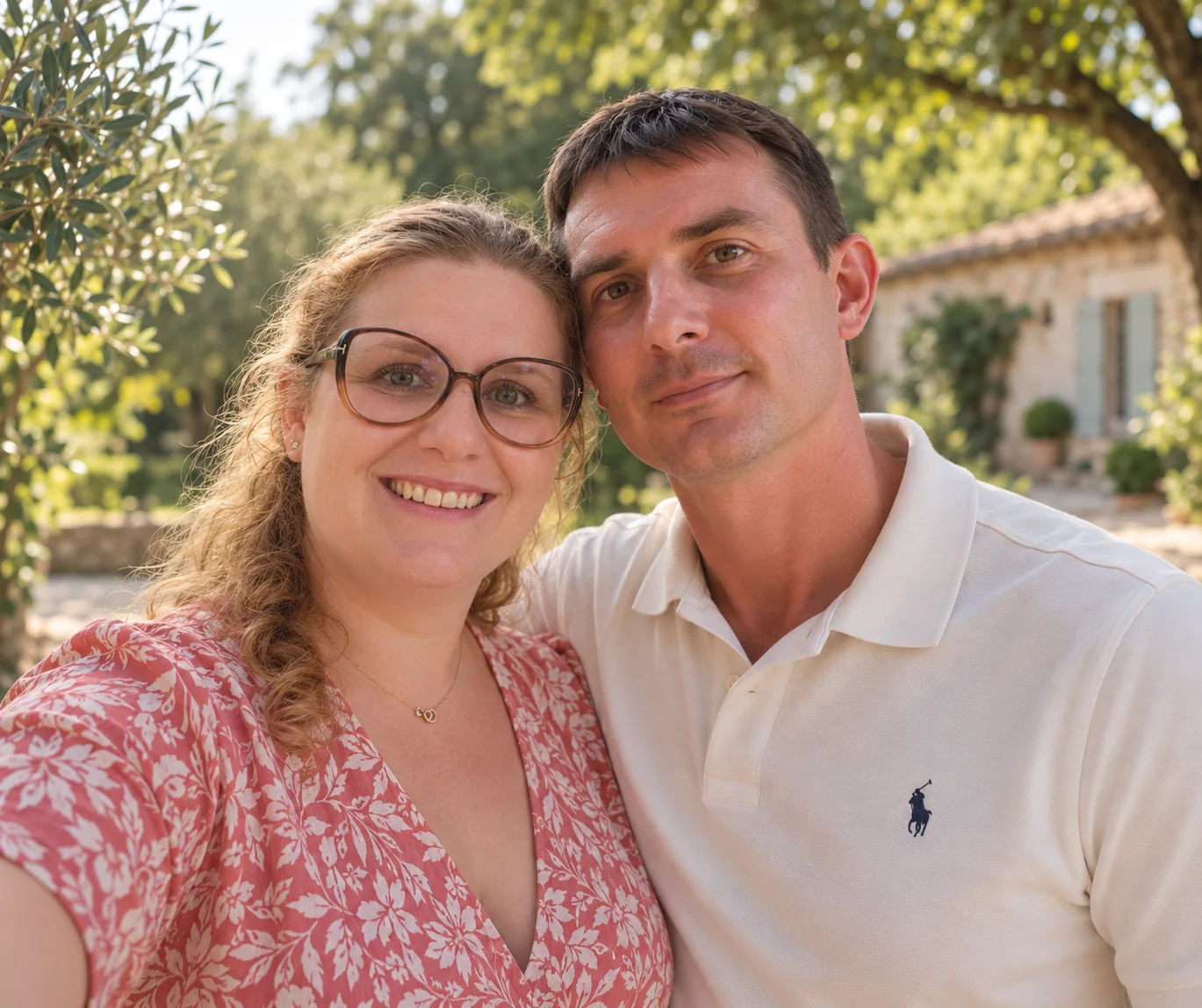 Émilie et William, propriétaires du Domaine de Flore